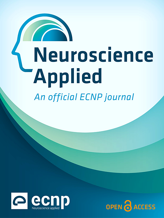 Go to journal home page - Neuroscience Applied